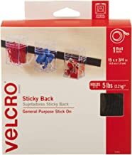 VEL.15X3/4 VELCRO BRAND - STICKY BACK - 15' X 3/4" TAPE - BLACK